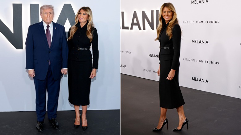 Melania Trump attending the world premiere of Amazon MGM's "Melania" at The Trump-Kennedy Center