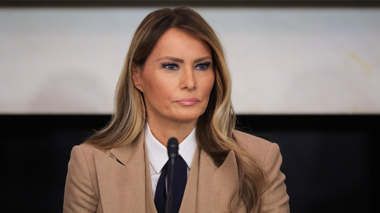 Melania Trump at a roundtable discussion in the U.S. Capitol