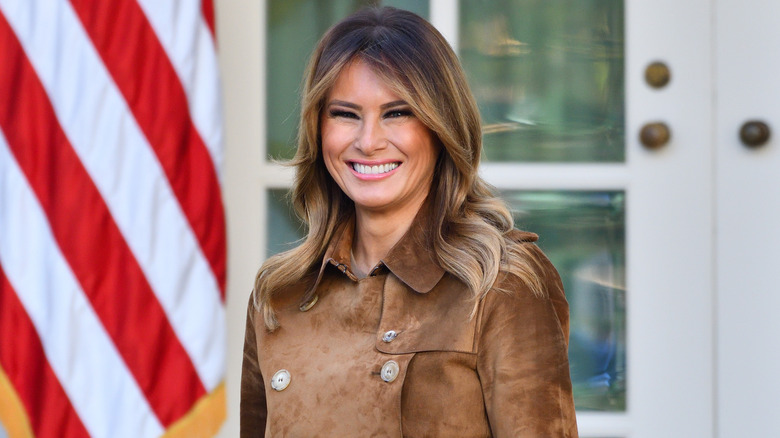 Melania Trump smiling