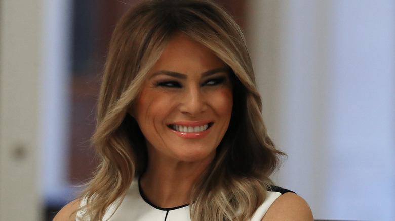 Melania Trump smiling