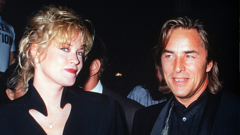 Melanie Griffith and Don Johnson together in 1990.