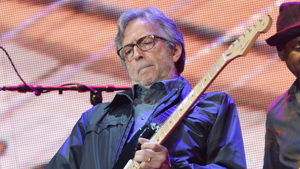 Eric Clapton playing guitar