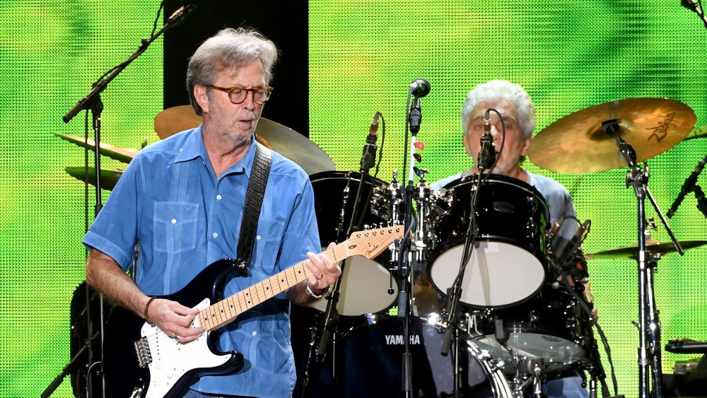 Eric Clapton playing guitar