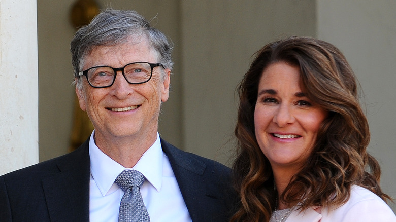 Bill Gates and Melinda Gates smiling