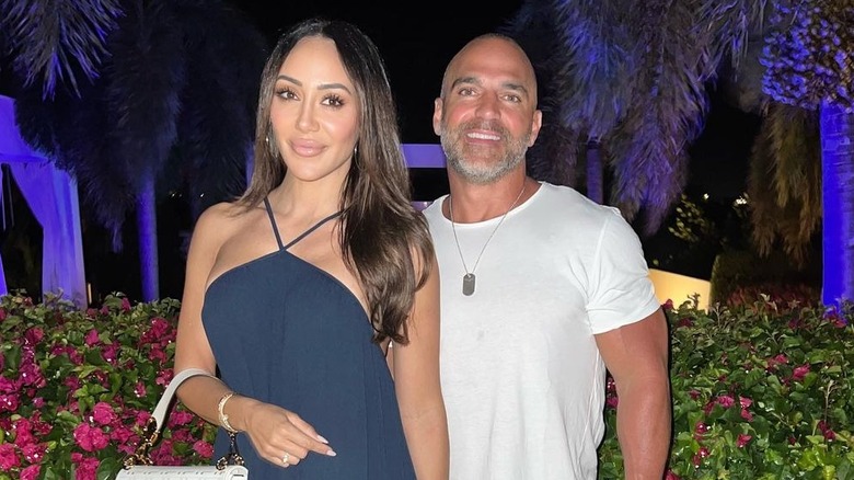 Melissa Gorga Joe Gorga posing