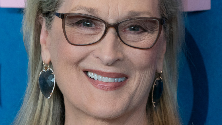 Meryl Streep smiling at the Big Little Lies premiere