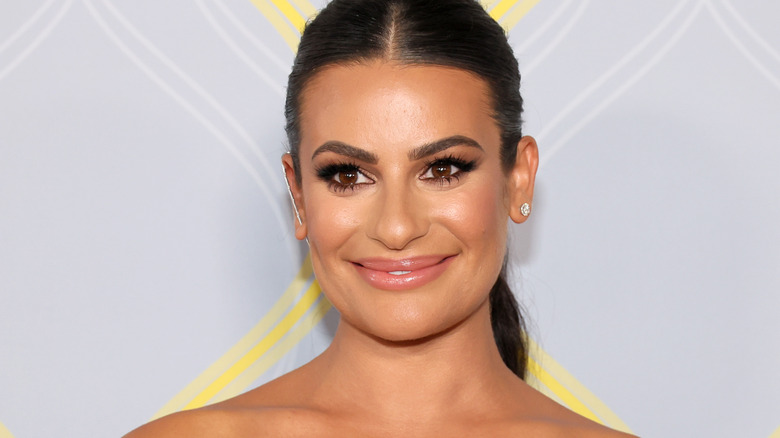 Lea Michele smiling 