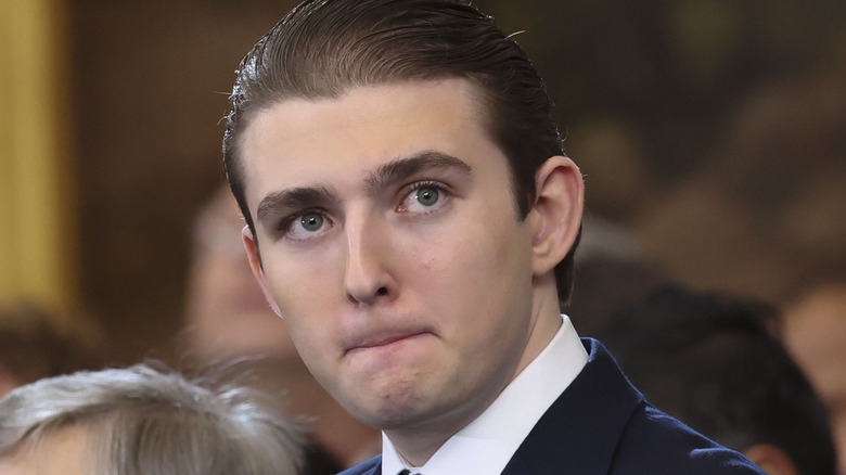 Barron Trump at the inauguration