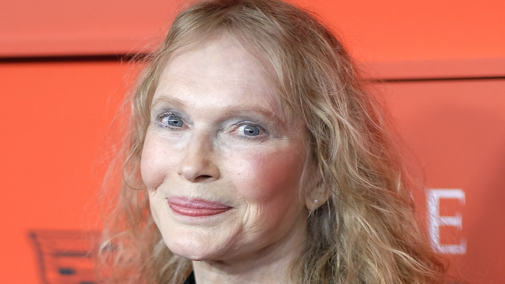 Mia Farrow at the TIME 100 red carpet 2019