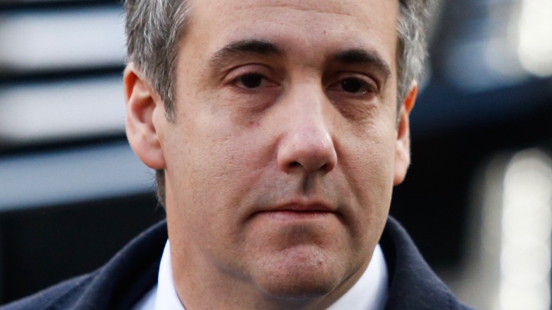 Michael Cohen on the street