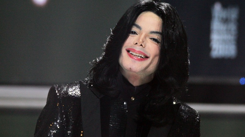 Michael Jackson smiling