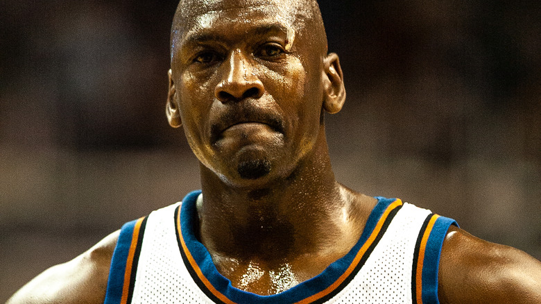 Michael Jordan playing for Wizards