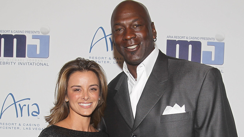 Yvette Prieto poses with Michael Jordan