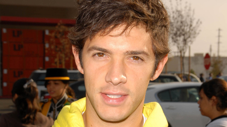 Michael Rady on a busy street