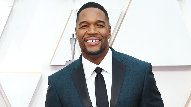 Michael Strahan red carpet Oscars 