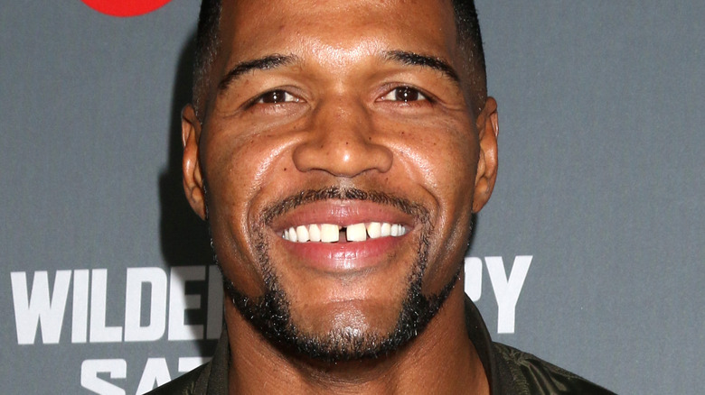 Michael Strahan smiling