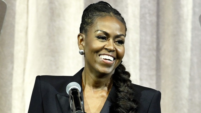 Michelle Obama onstage at Matriarch - An Evening With Tina Knowles in National Harbor, MD (2025)
