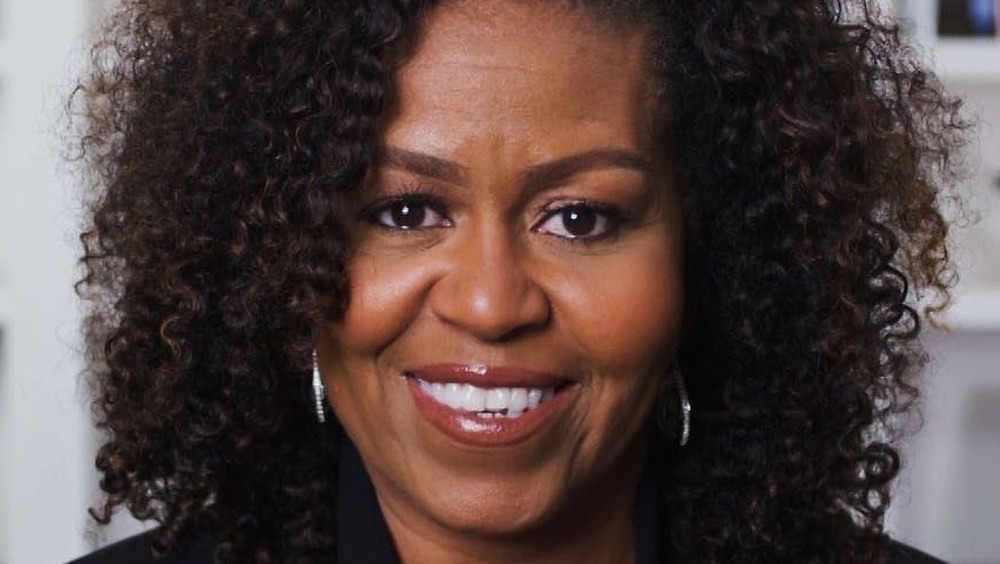 Michelle Obama smiling