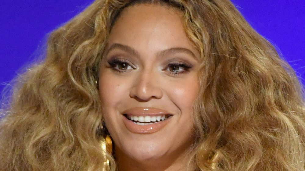 Beyonce smiling