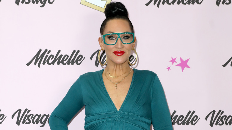 Michelle Visage in 2020, after undergoing breast implant removal