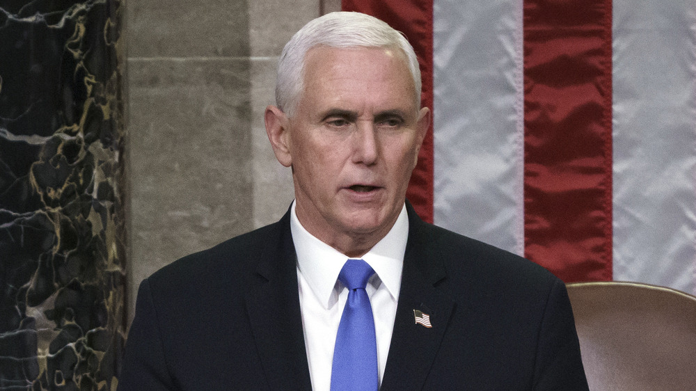 Pence presiding over Senate