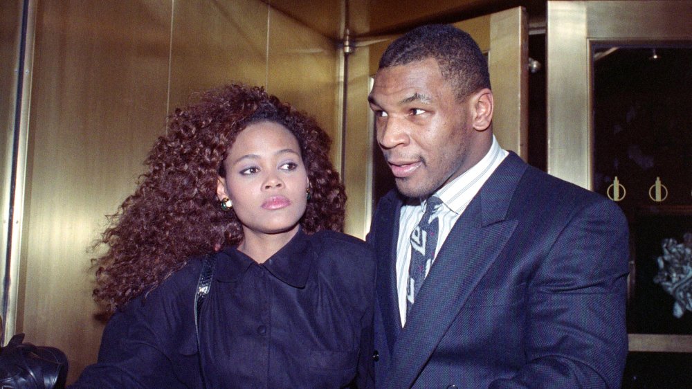 Mike Tyson and Robin Givens