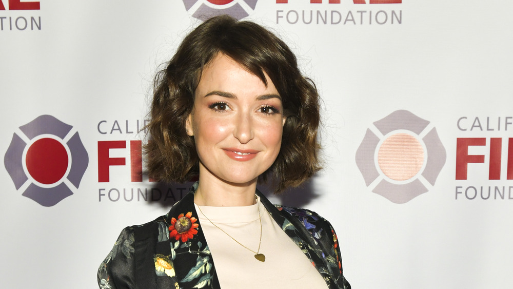 Milana Vayntrub smiling