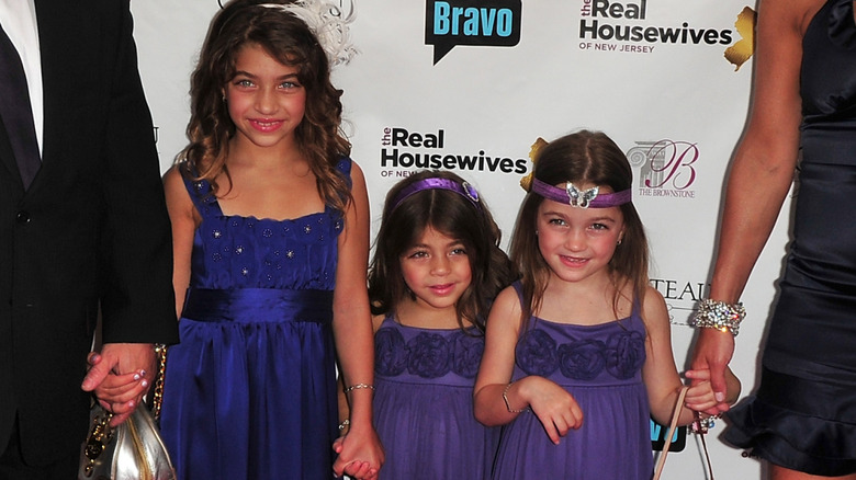 Gia Giudice, Milania Giudice, and Gabriella Giudice on the red carpet