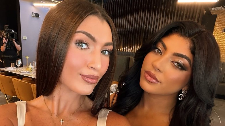 Gabriella and Milania Giudice posing for a photo