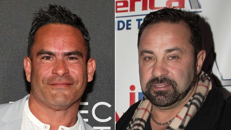 Split image of Louie Ruelas and Joe Giudice