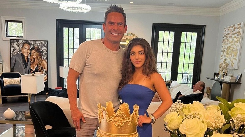 Louie Ruelas and Milania Giudice pose together