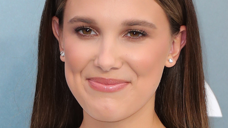 Millie Bobby Brown smiling on the red carpet