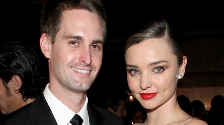 Miranda Kerr and Evan Spiegel