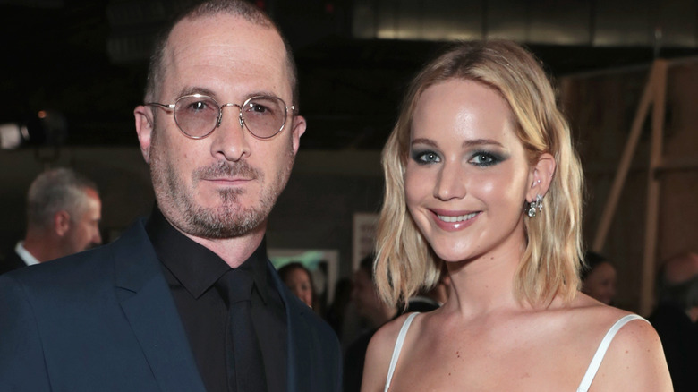 Darren Aronofsky and Jennifer Lawrence