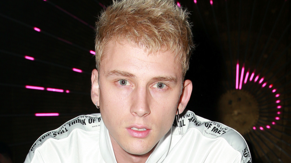 Machine Gun Kelly attends NYLON party