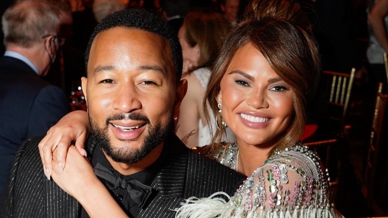 John Legend Chrissy Teigen smiling