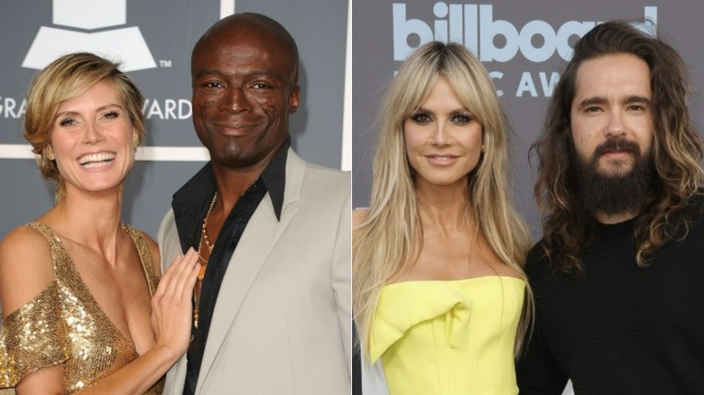 Heidi Klum posing with Seal, Heidi Klum posing with Tom Kaulitz