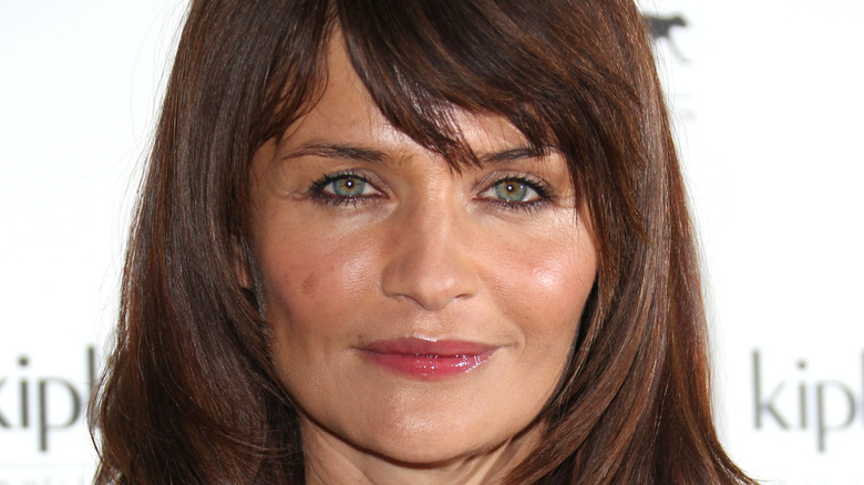 Helena Christensen smiling