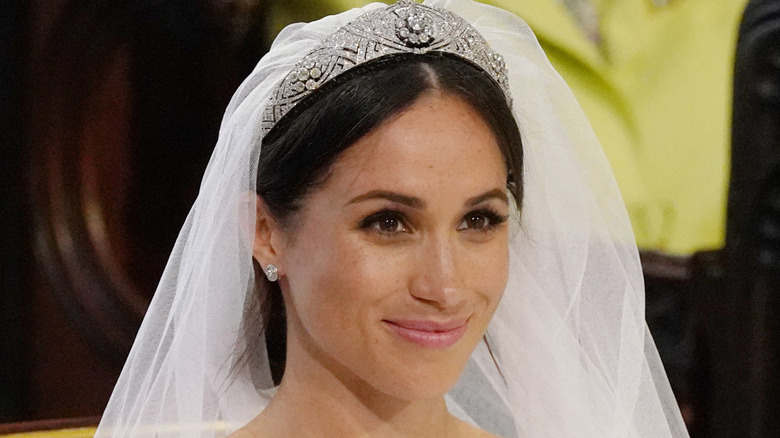 Meghan Markle at her wedding