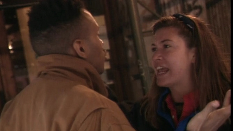 Kevin and Julie fighting on The Real World.