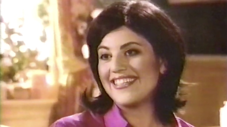 Monica Lewinsky appearing in a TV commercial for Jenny Craig