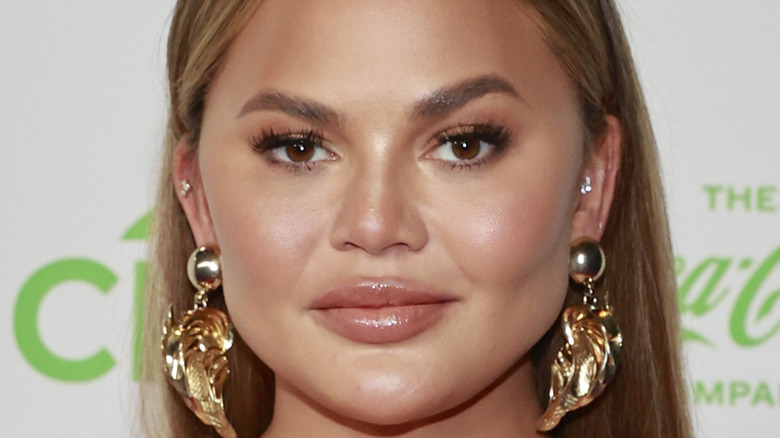 Chrissy Teigen at the "VAX Live" event in 2021