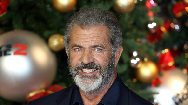 Mel Gibson smiling