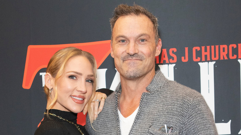 Brian Austin Green Sharna Burgess red carpet