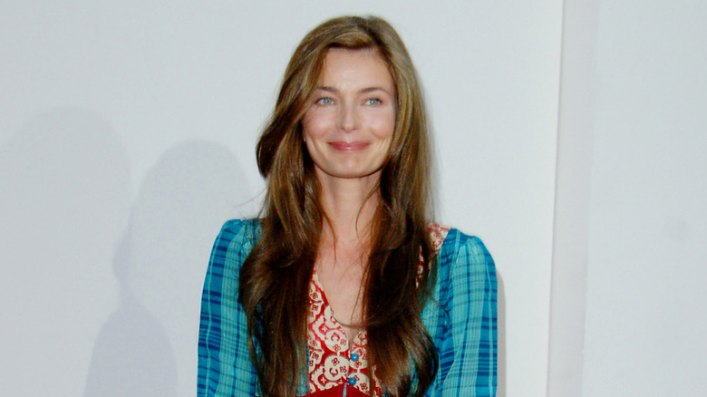 Paulina Porizkova 2007 smiling dress red carpet