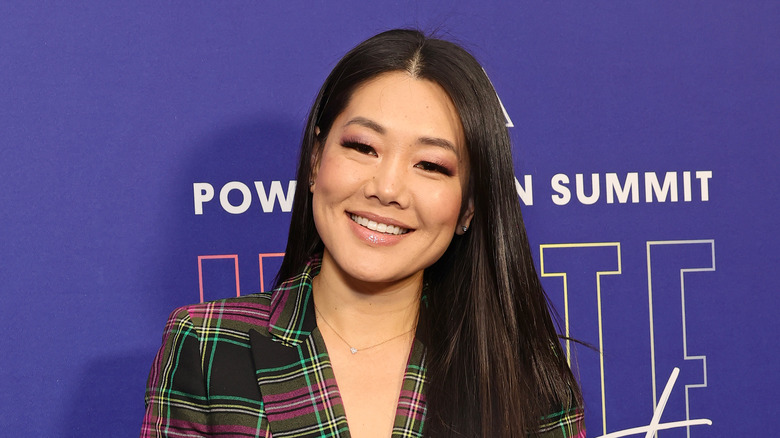 Crystal Kung-Minkoff posing at an event