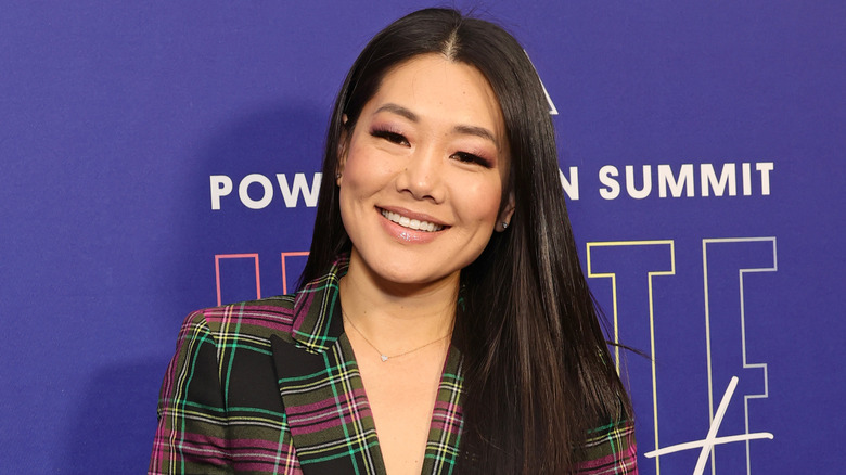 Crystal Kung-Minkoff posing at an event