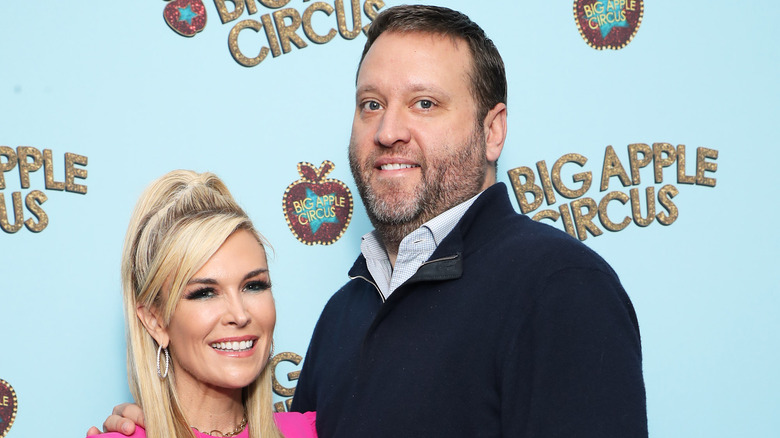 Tinsley Mortimer and Scott Kluth posing at an event