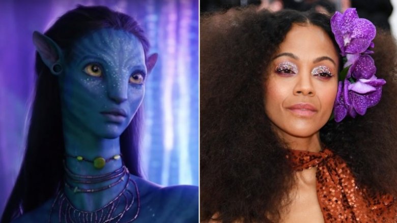 Zoe Saldana as Neytiri in Avatar, Zoe Saldana