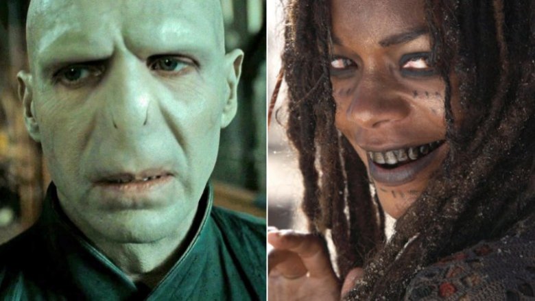 Ralph Fiennes as Voldemort, Naomie Harris as Calypso